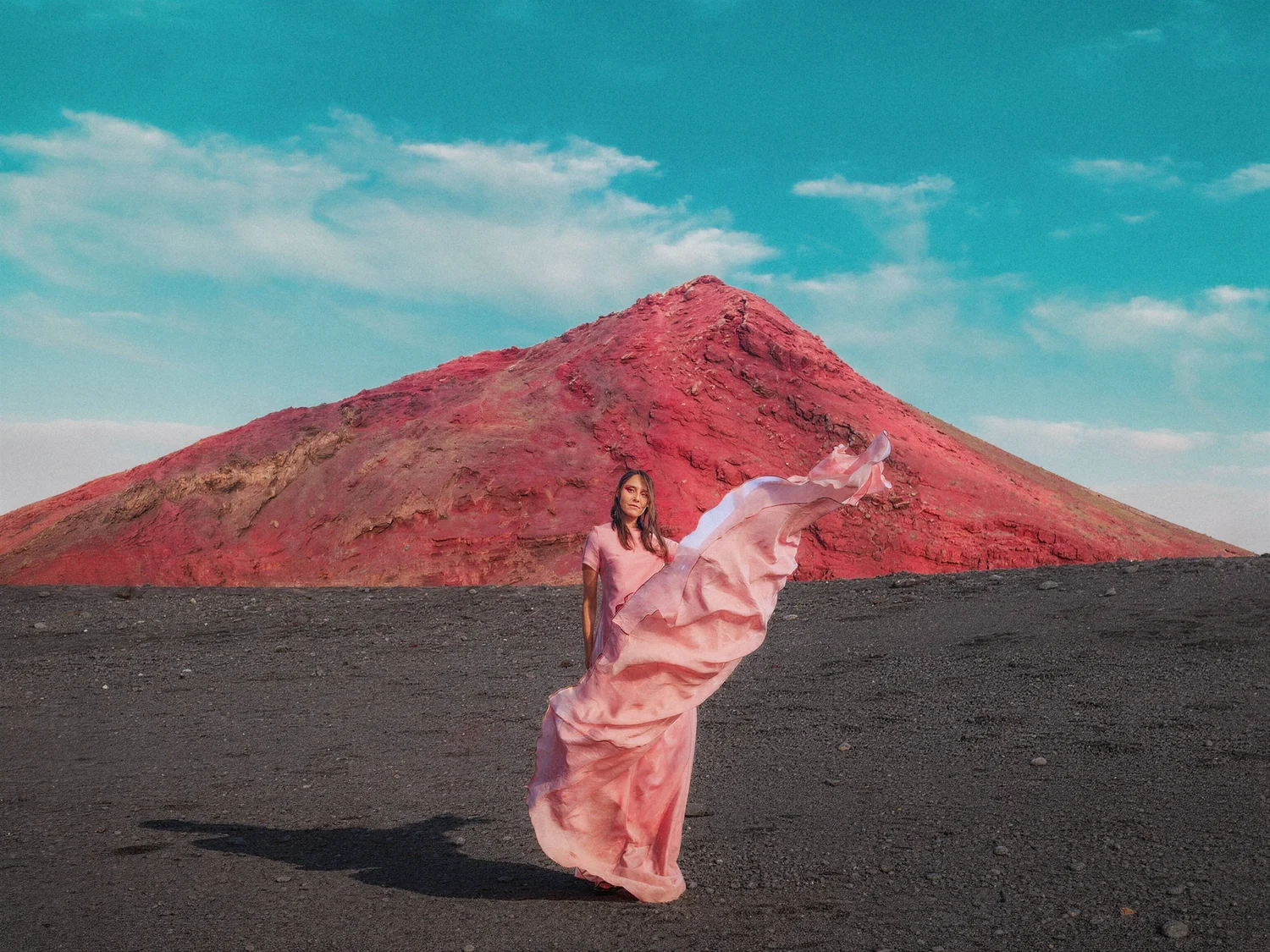 Lanzarote, volcan rouge