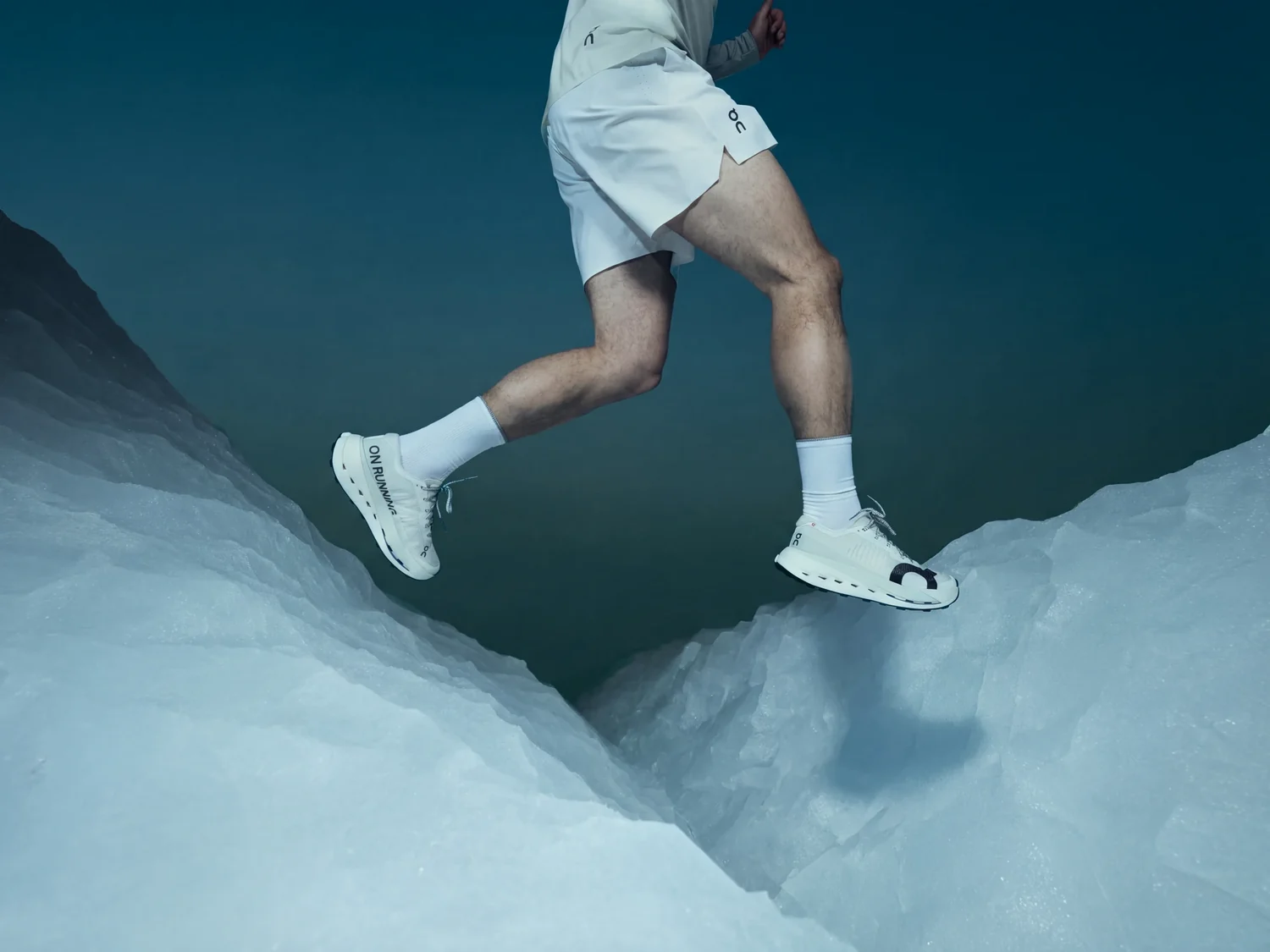 ON Running, saut dans la neige